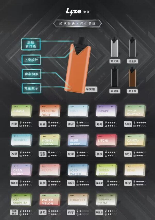 Lyze萊茲 10000口煙彈 &東京魔盒通用款 適用東京主機 買五盒送主機