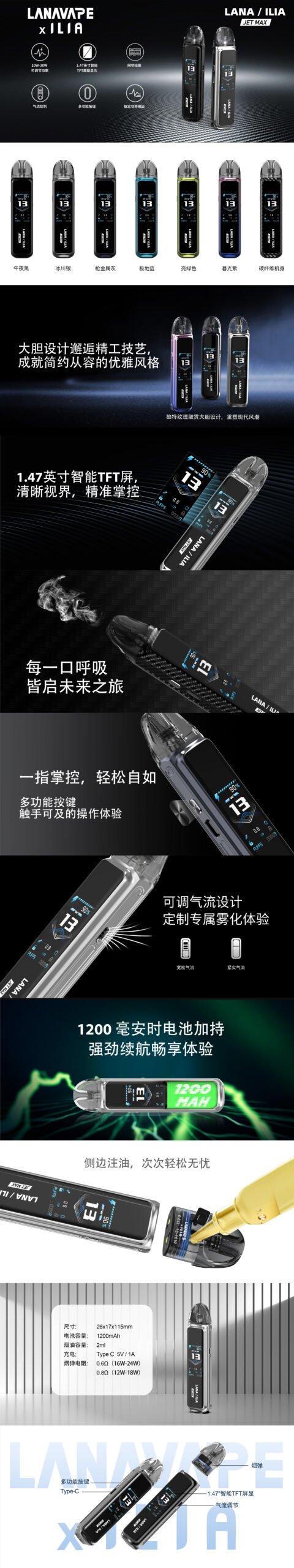 注油機1 LANA‧ILIA強強聯名❤️🔥注油款專用主機【買一隻主機送一瓶油】口味隨機
